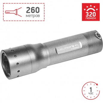 Фонарь профессиональный LED LENSER P7.2 - Тitanium